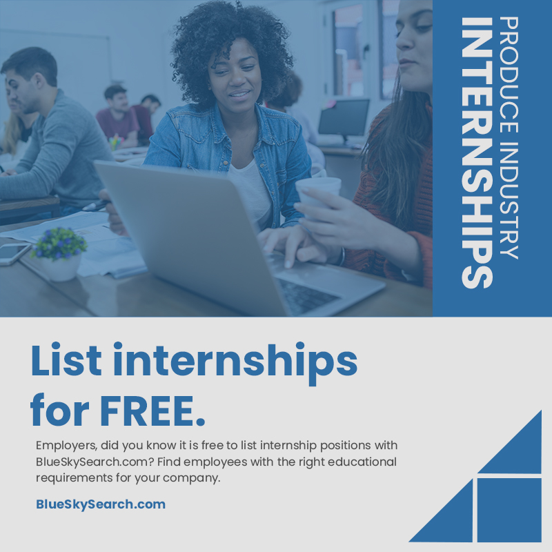 BlueSkySearch Produce Industry Internships